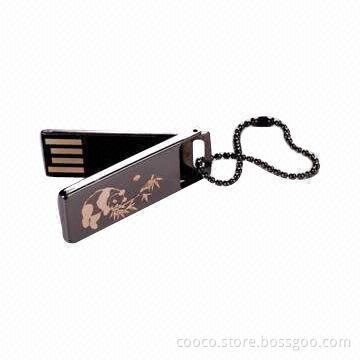 Mini USB Flash Drive, Imprint Based on Your Design, Customized Shapes are Welcome